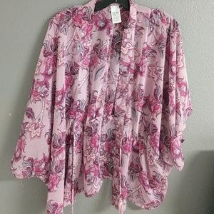🌺LIKE NEW Gorgeous pink kimono by time and true